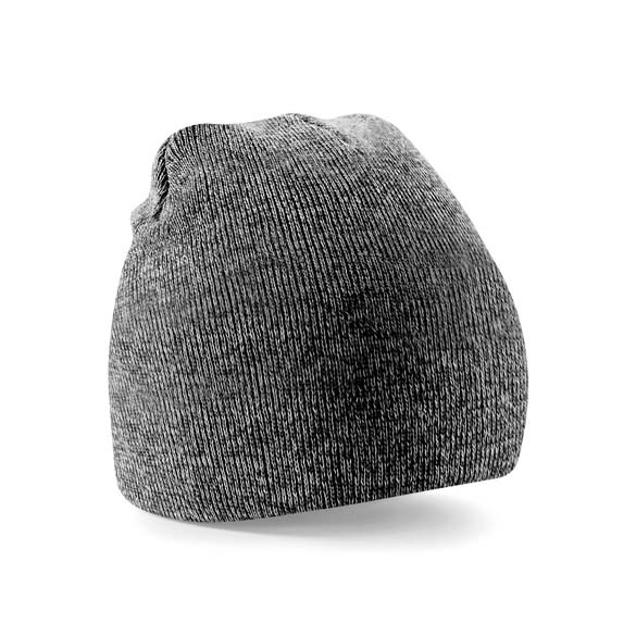 Two-tone pull-on beanie