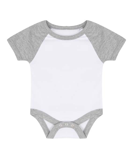 Essential short-sleeved baseball bodysuit