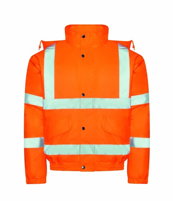 High visibility bomber jacket